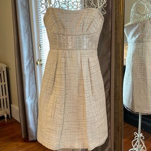 Strapless cocktail dress